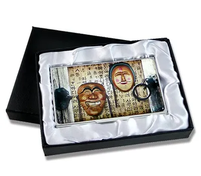 명품자개 홍보물 즉석 제작 vs 사전 제작 시간 효율성 2 나전칠기 하회탈 자개 명함케이스