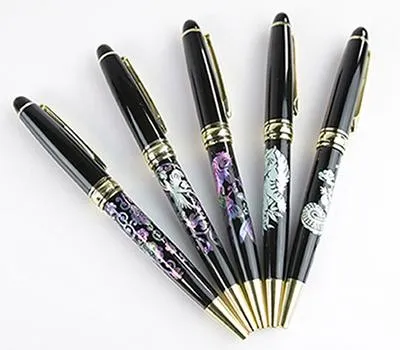 명품자개 홍보물 즉석 제작 vs 사전 제작 시간 효율성 3 고급 자개볼펜 5종