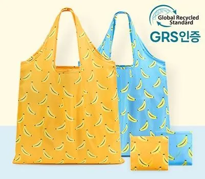 서대문구판촉물 고객 만족도 99% 업체 소개 2 바나나 패턴장바구니