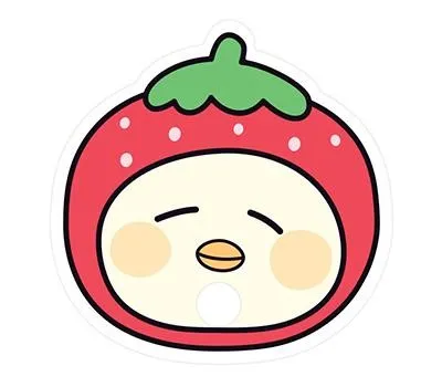세종판촉물 실제 사용 후기 모음 5 딸기오리자유형 둥글이 부채