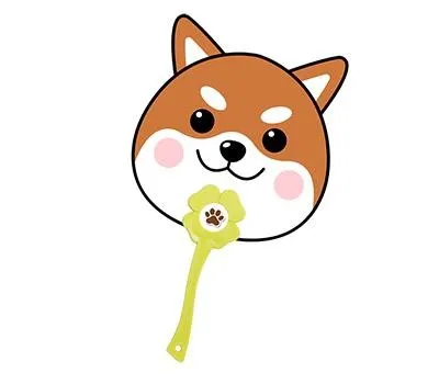 경주판촉물 저렴하게 제작하는 꿀팁 대공개 2 자유형 네잎클로버 로고 연두 부채