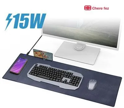 마우스패드 판촉물 100개부터 주문 가능 2 국산 세르페즈 PD 15W 고속무선충전거치장패드