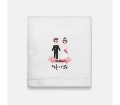 경남판촉물 제작비 견적 받는 방법 상세 가이드 3 호텔수건 웨딩 답례품 낭만웨딩 150g 고급타올