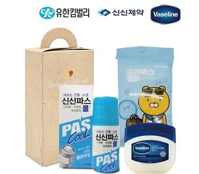 물티슈 판촉물 100개부터 주문 가능 5 브생건107호 신신 롤온쿨연고 바세린젤리 카카오 물티슈