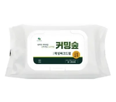 물티슈 판촉물 창립기념일 제작 추천 4 100매 무광화이트 캡형 물티슈