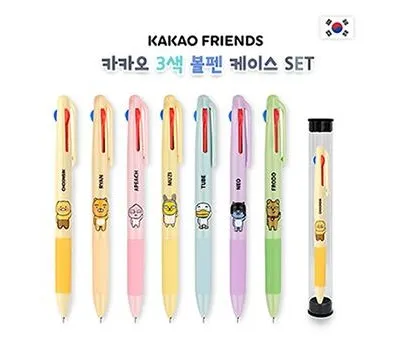 안동판촉물 후기로 검증된 믿을 수 있는 업체 4 카카오프렌즈 3색 볼펜 케이스 세트