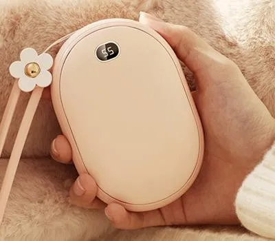 보조배터리 판촉물 설날 선물용 제작 4 데이지 급속 발열 손난로 보조배터리10000mAh