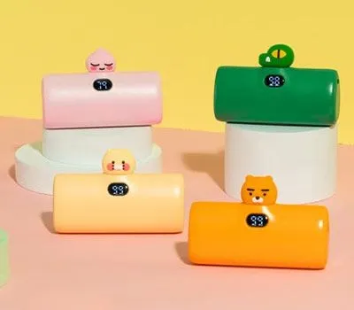 대전판촉물 제작 시 꼭 고려해야 할 3가지 포인트 3 카카오프렌즈 빼꼼 도킹형20W 보조배터리 5000mAh