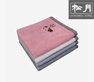 수건 판촉물 클레임 제로 업체 추천 5 송월 스누피 블럭블랙 핸드타올