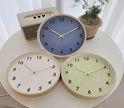 양산판촉물 제작 어렵지 않게 해결 했습니다. 3 무소음모던컬러벽시계280