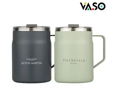 머그컵 판촉물 MZ세대가 좋아하는 디자인 5 바쏘 파우더 스텐 진공 머그 500ml