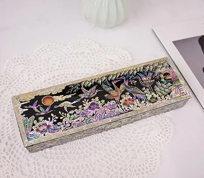 명품자개 판촉물 생분해 소재 제작 가능 2 이조송학수동필함