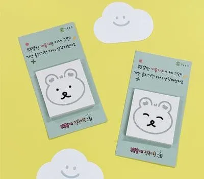 포스트잇 판촉물 재질별 장단점 비교 4 90x170 뒷대지형 친환경 포스트잇