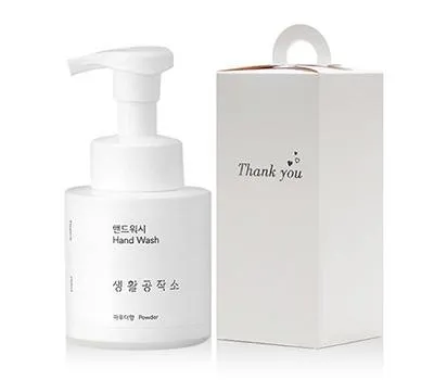 행사 판촉물 맞춤 제작 사양 안내 2 생활공작소 핸드워시 파우더향 250ml