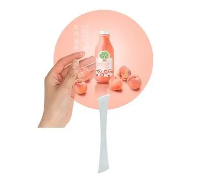 과천판촉물 급하게 필요할 때 빠른 제작 업체 4 투명 원형 에스팬시 부채